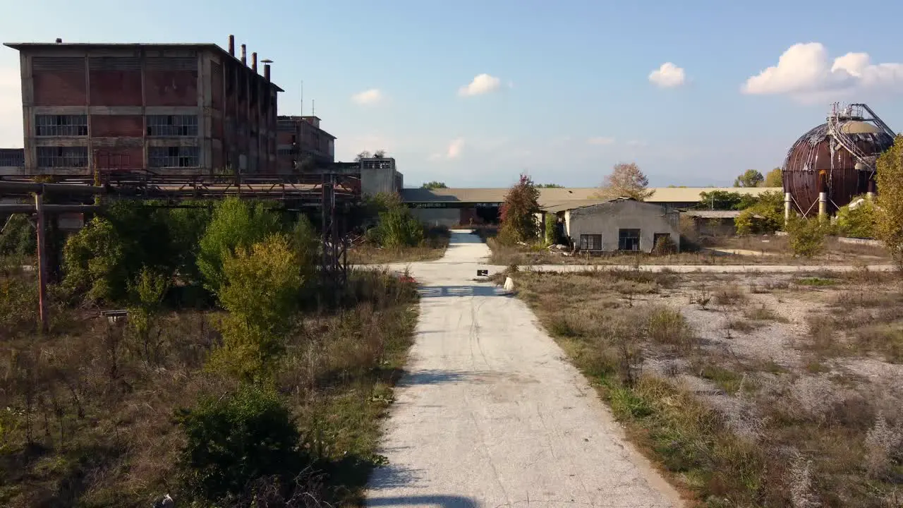 Abandoned power plant radiation spreading energy