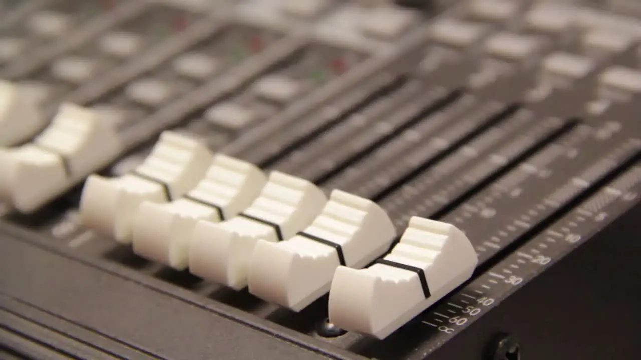 Audio Faders Raised