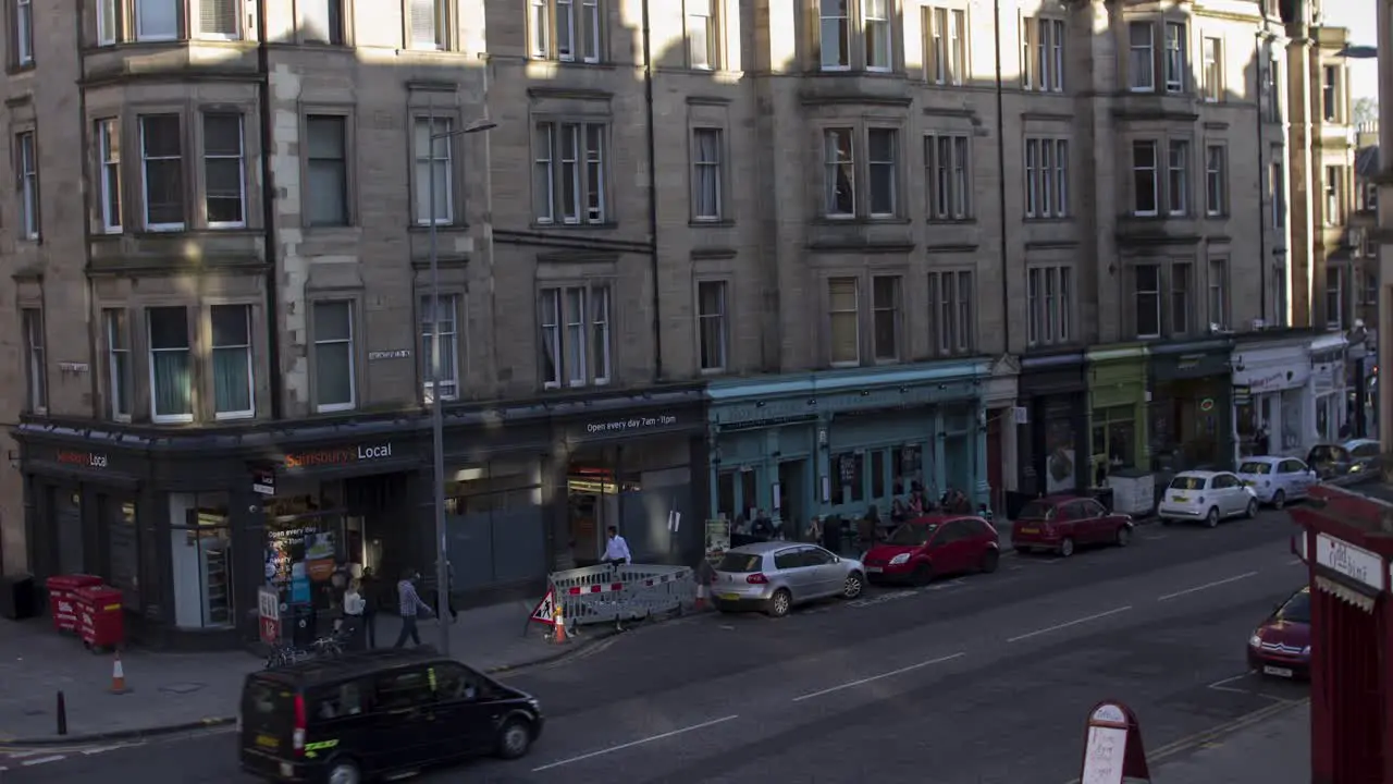 Panning Timelaspe of Shadows on a Building