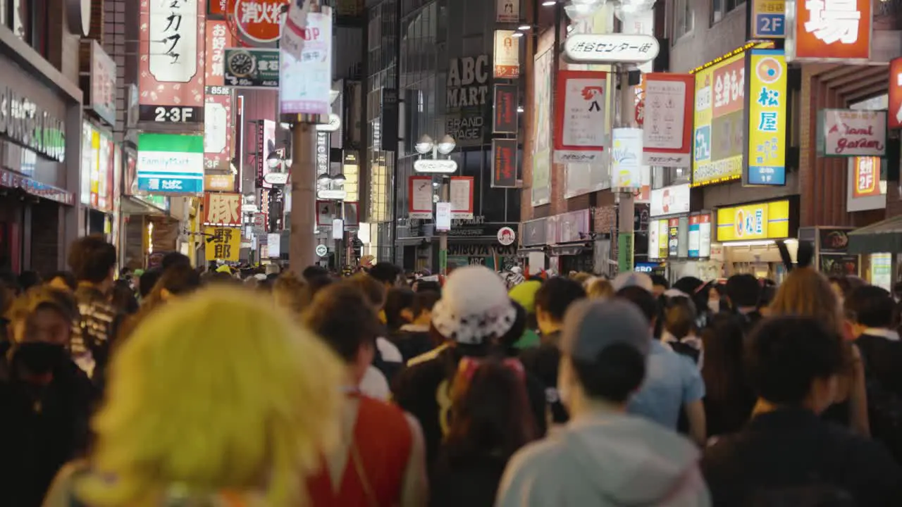 Streets Filled with Party Goers on Halloween in Tokyo