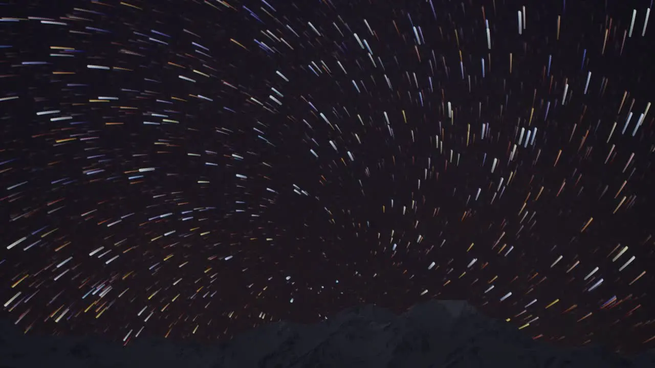 Star Spirals Over Lake Tekapo