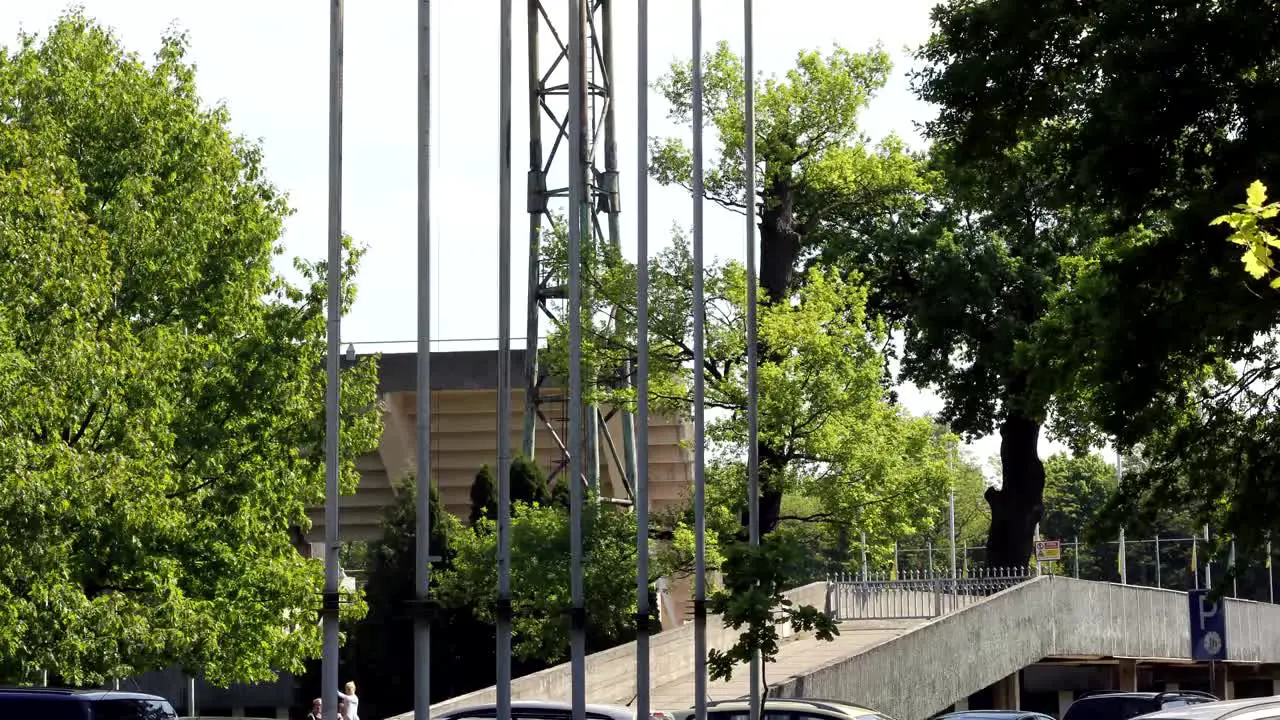 Timelapse Stadium Entrance