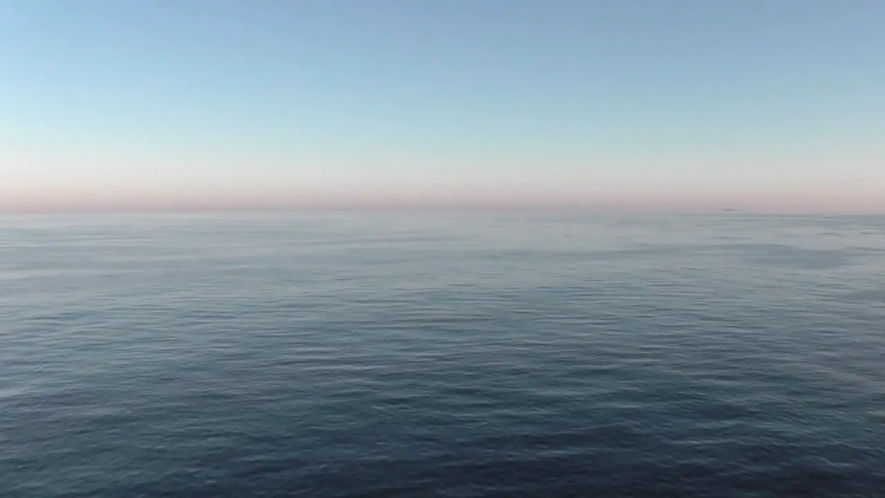 Calm Ocean Panning Shot