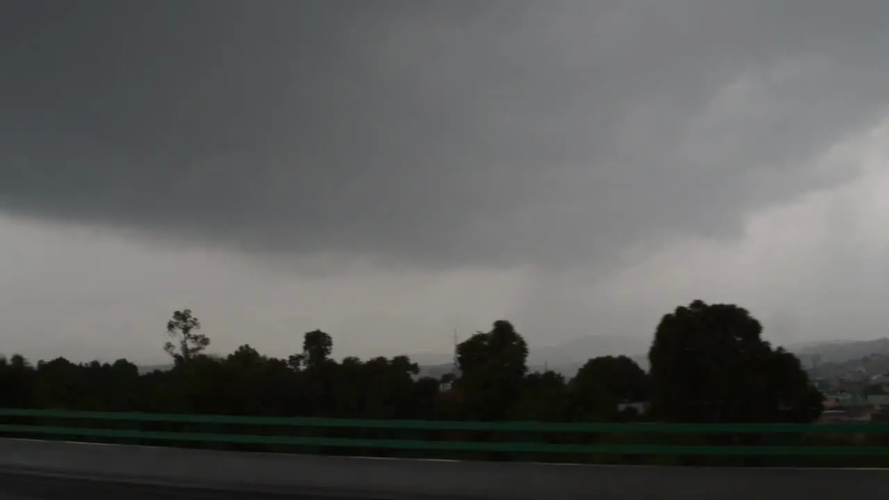 Cloudy Day on the Highway Mexico