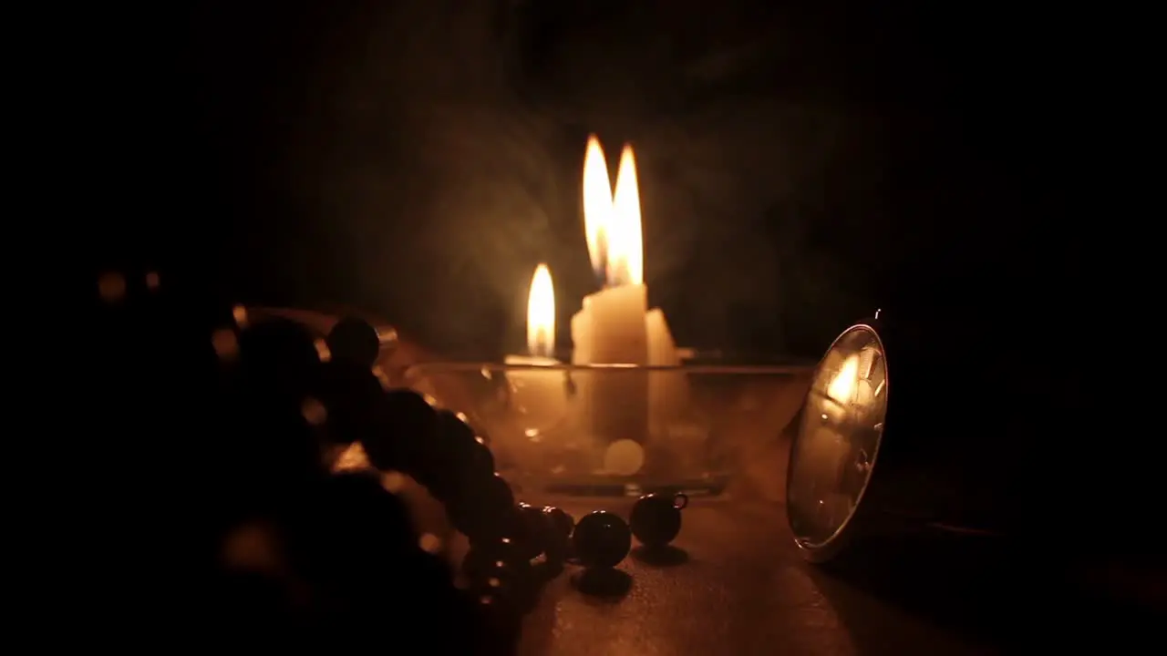 Burning Mystic Candles Darkness 3