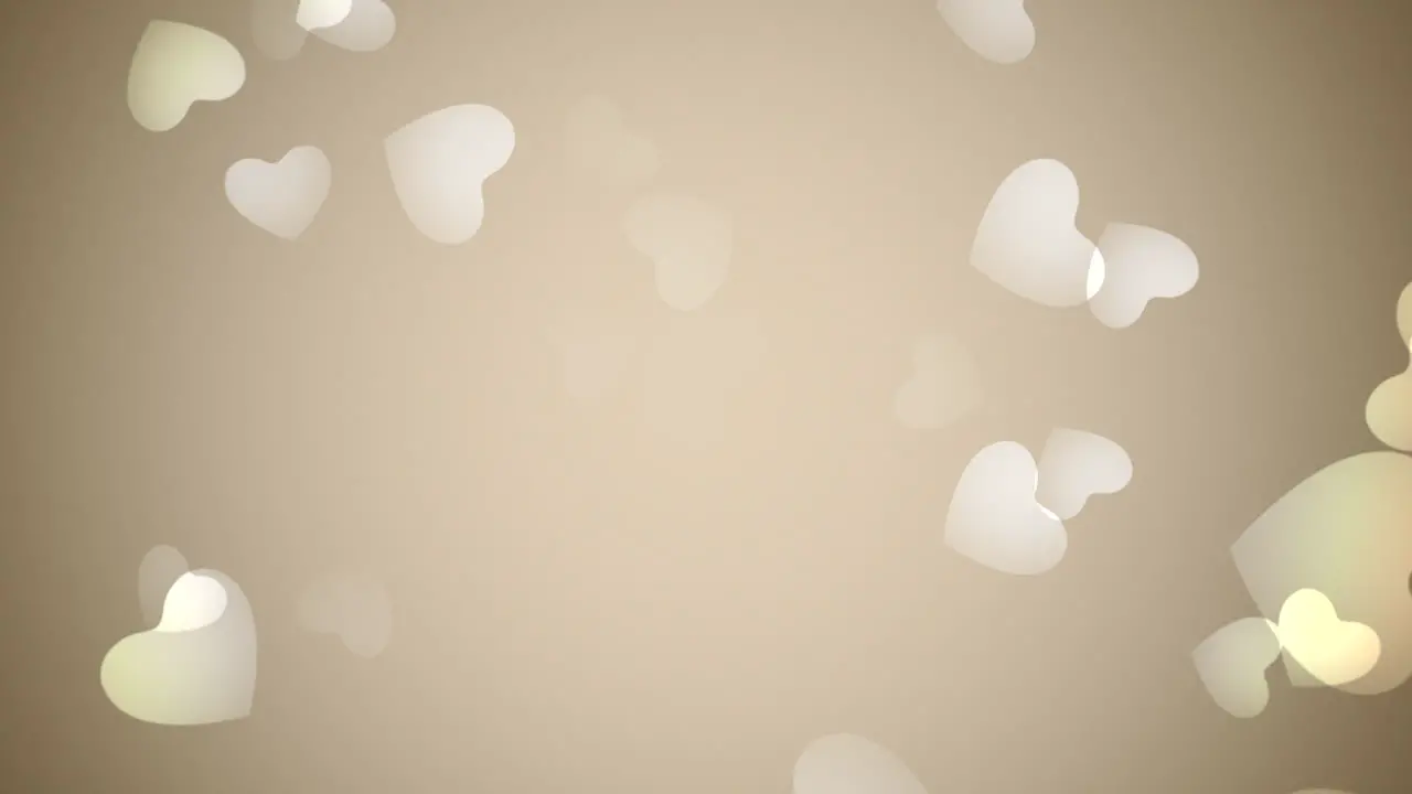 Valentines day shiny background Animation romantic heart 42