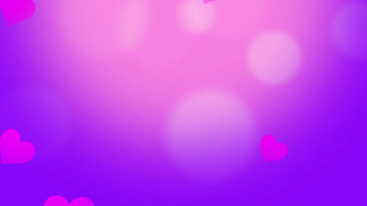 Valentines day shiny background Animation romantic heart 48