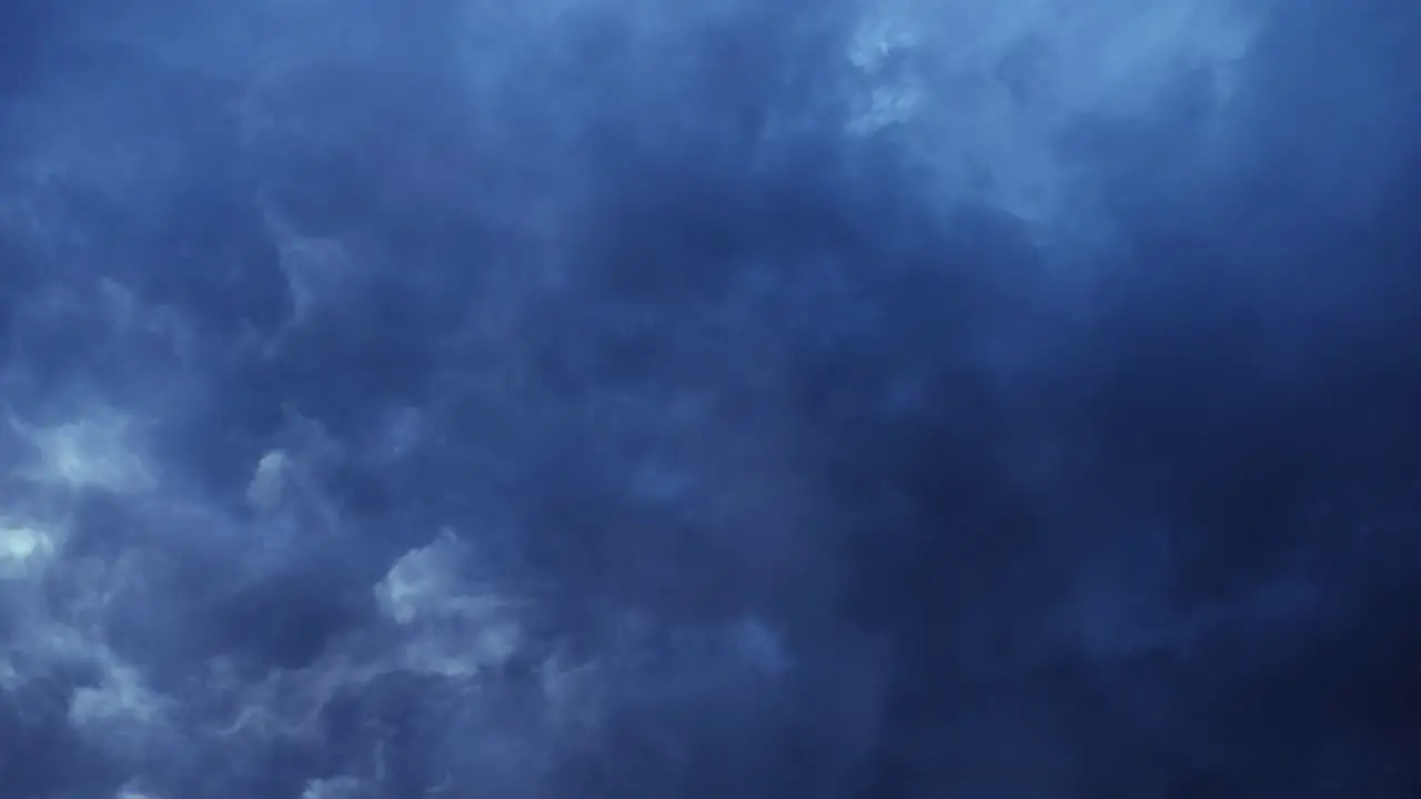 timelapse of weather changes inside dark clouds in the sky and thunderstorm