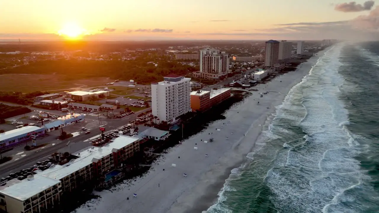 Sunrise over Panama City Beach Florida captured in 5k