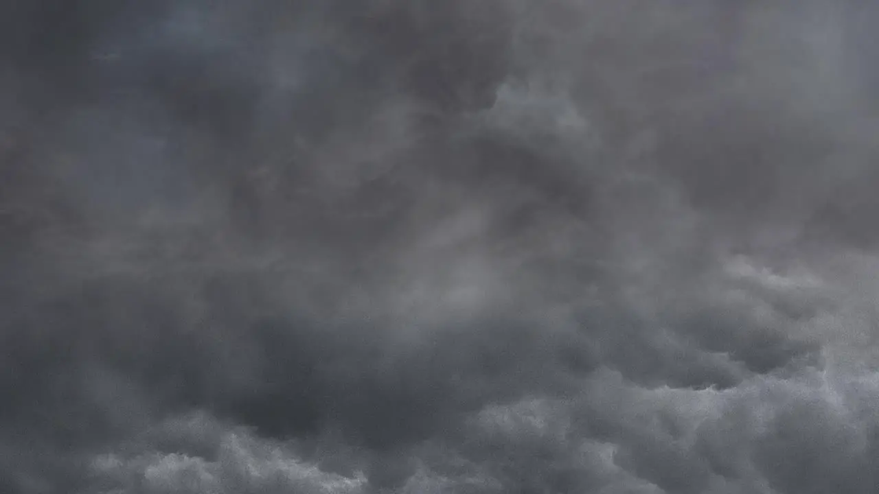 thunderstorm dramatic cloud conditions inside dark thick clouds