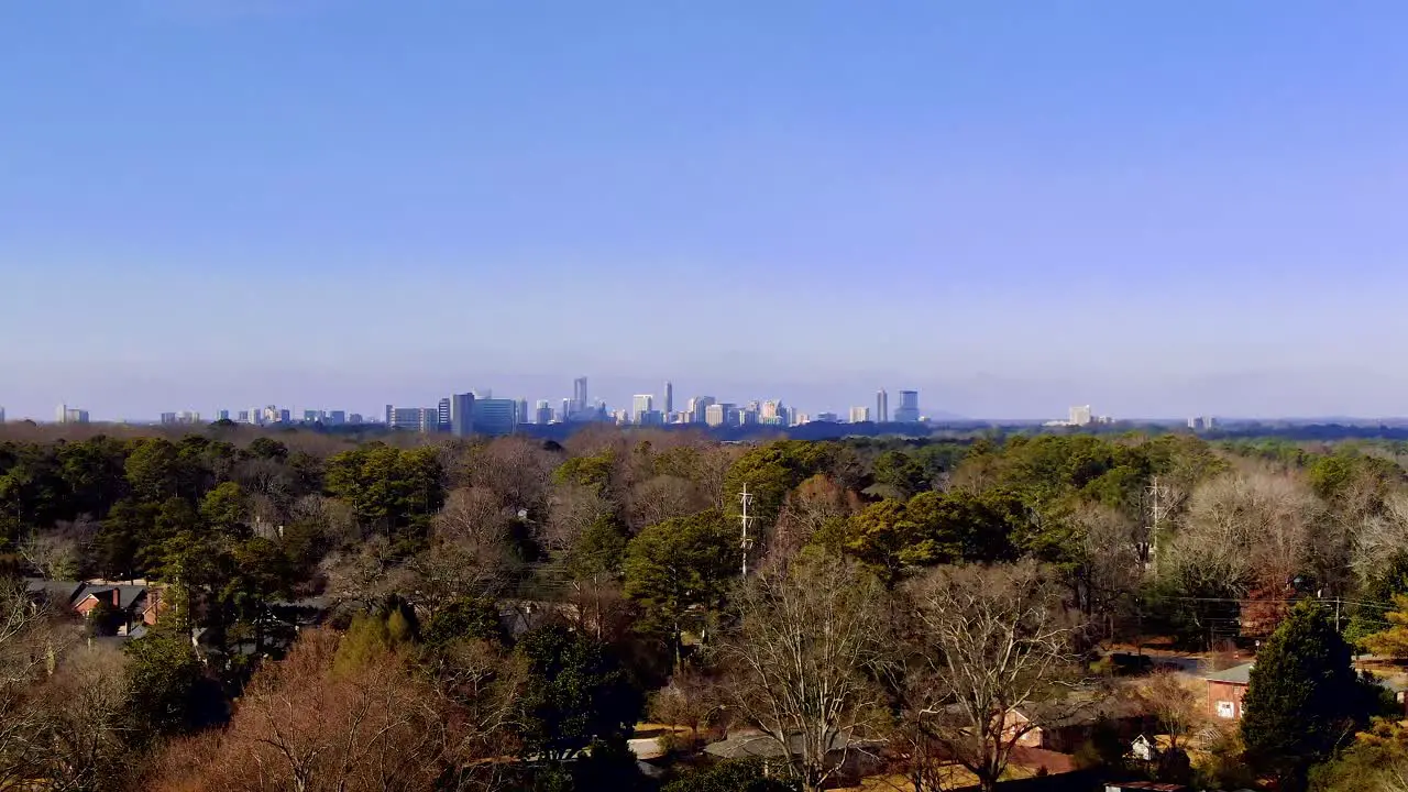 Atlanta skyline on the rise from Decatur