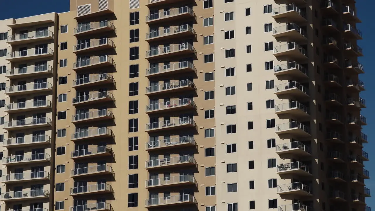 Exterior day of high rise apartment building