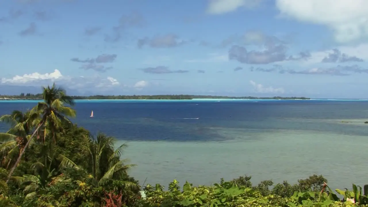 Landscape in Bora Bora French Polynesia