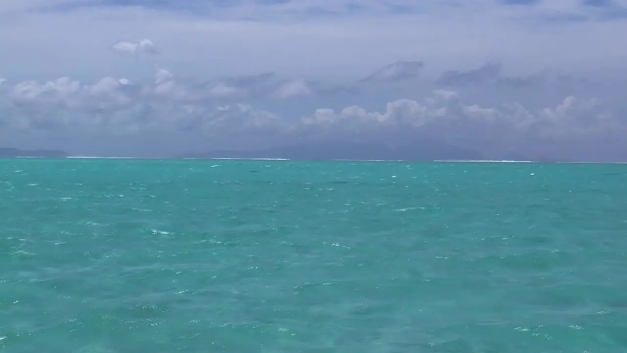 Beautiful turquoise water in Bora Bora French Polynesia