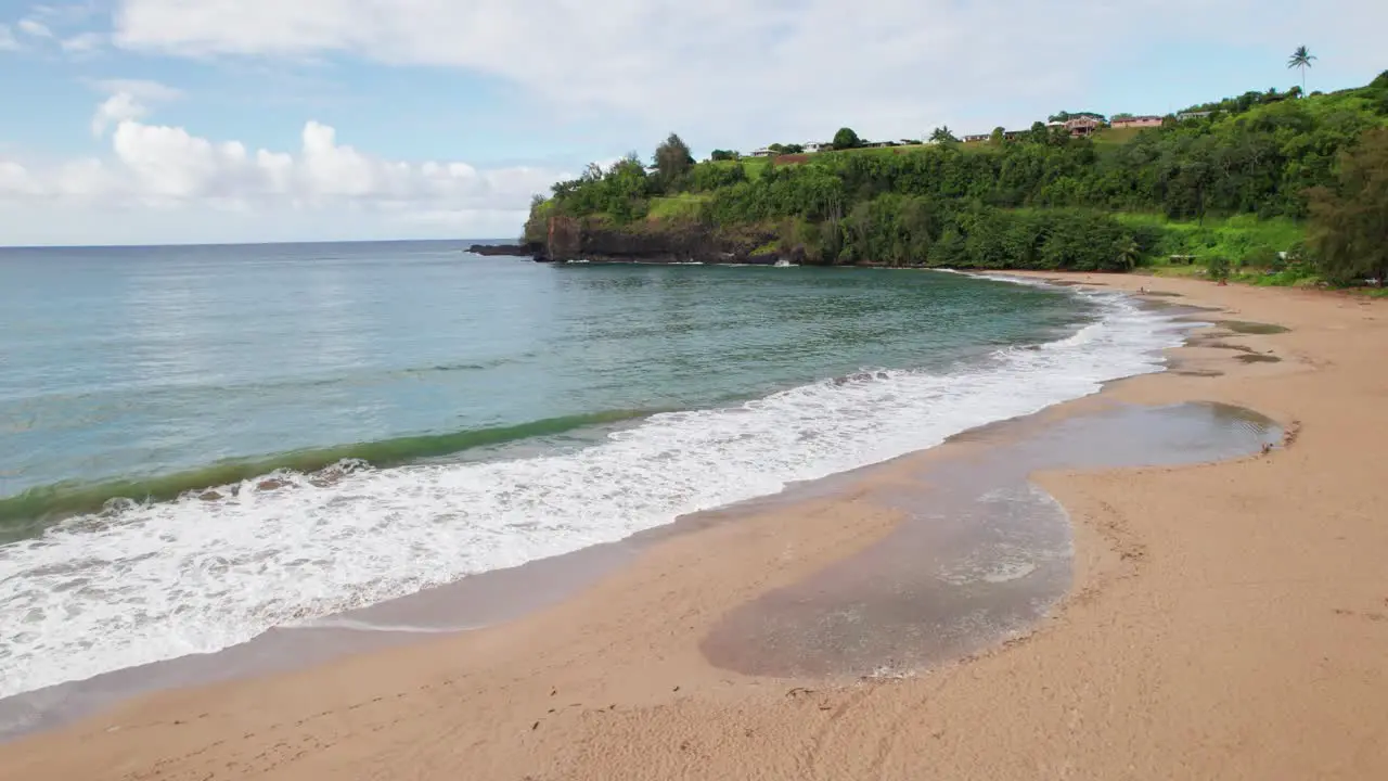 Kauai Hawaii tropical beach drone footage