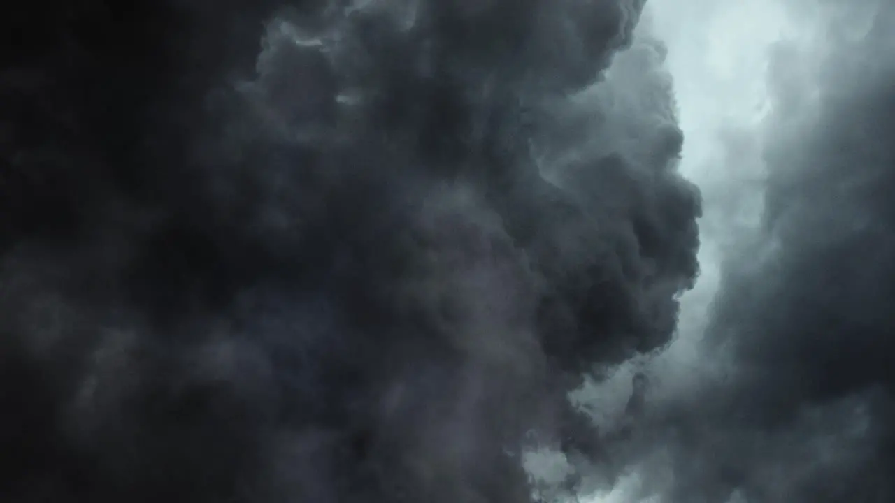 4K thunderstorms Weird Storm Clouds And Lightning