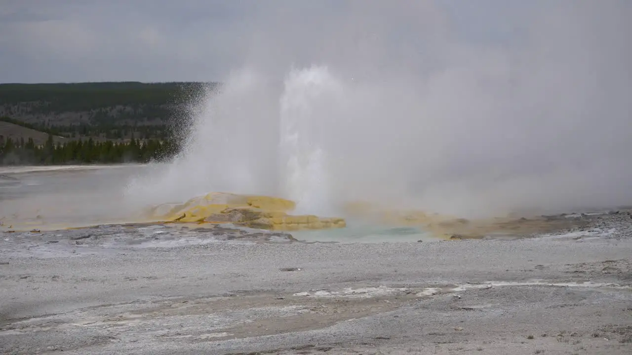 Clepsydra Geyser Erupting in Yellowstone SLOW MOTION