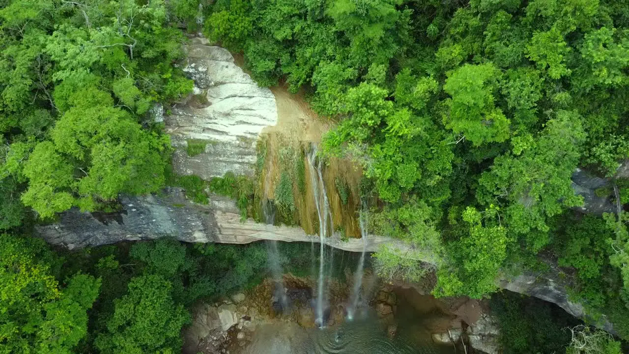 A waterfall called Alto espejo in Santa Cruz Bolivia