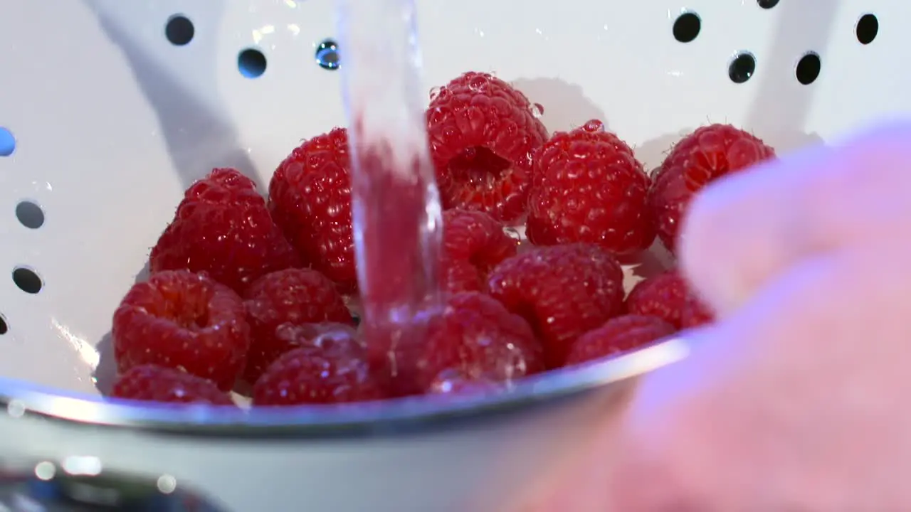 Washing Raspberries 2