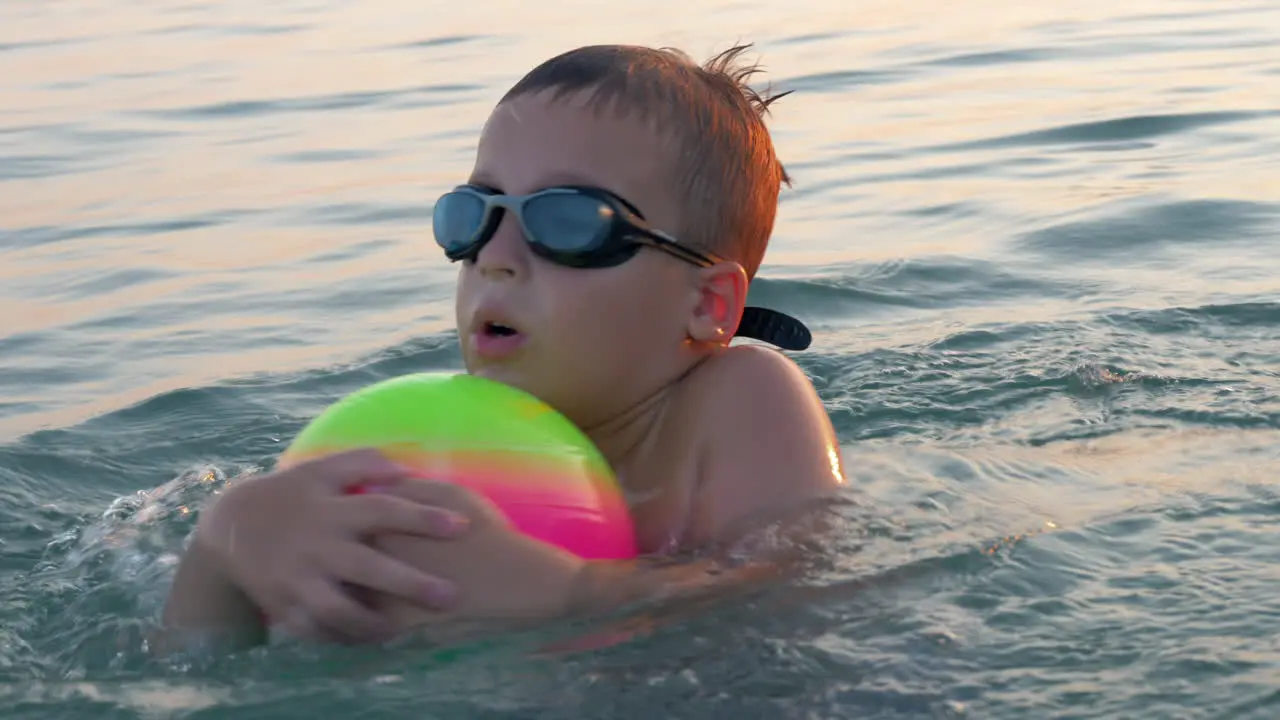 Water fun on summer holidays