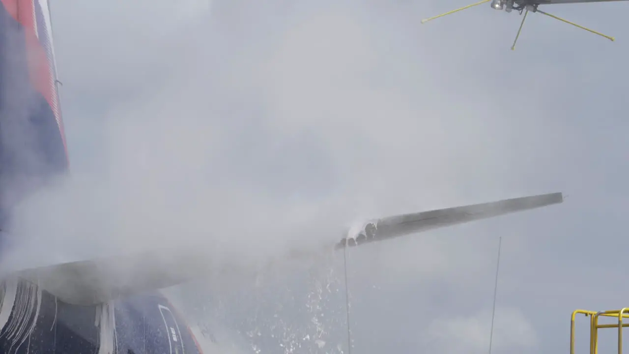 Aircraft de-icing before the flight