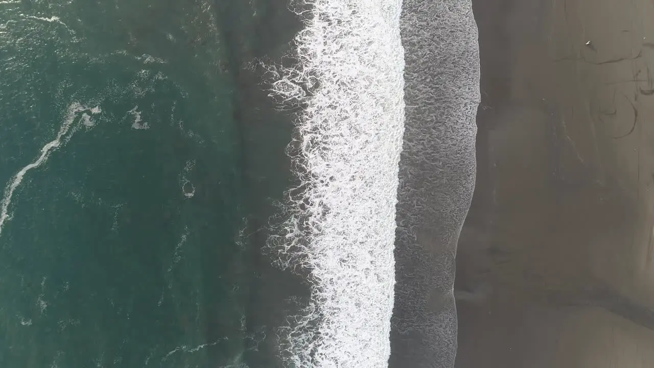 Aerial View of an Indonesian Sandy Beach