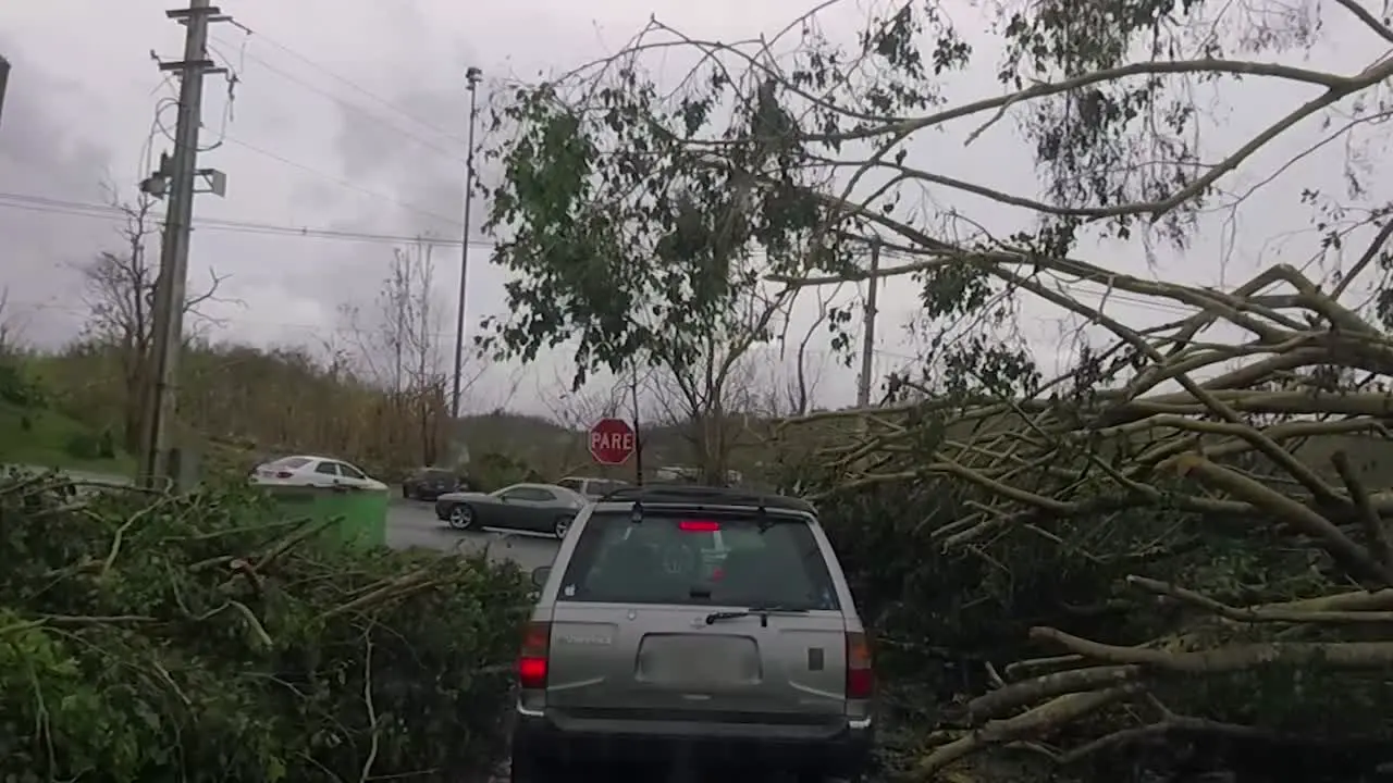 Driving two days after Hurricane Maria destroyed Puerto Rico