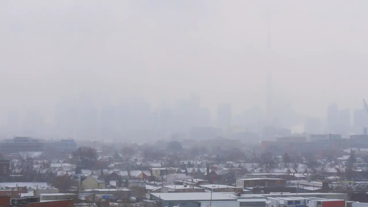 Foggy Toronto Skyline