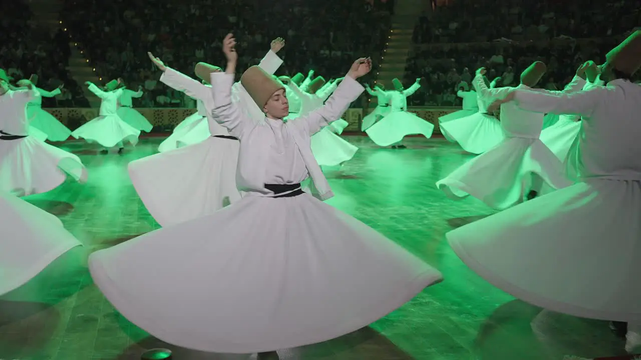 Sufi Whirling Dervishes Dance In Konya Turkey