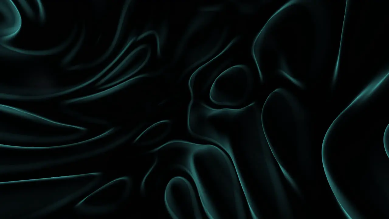 Flowing dark blue mystical waves on black gradient