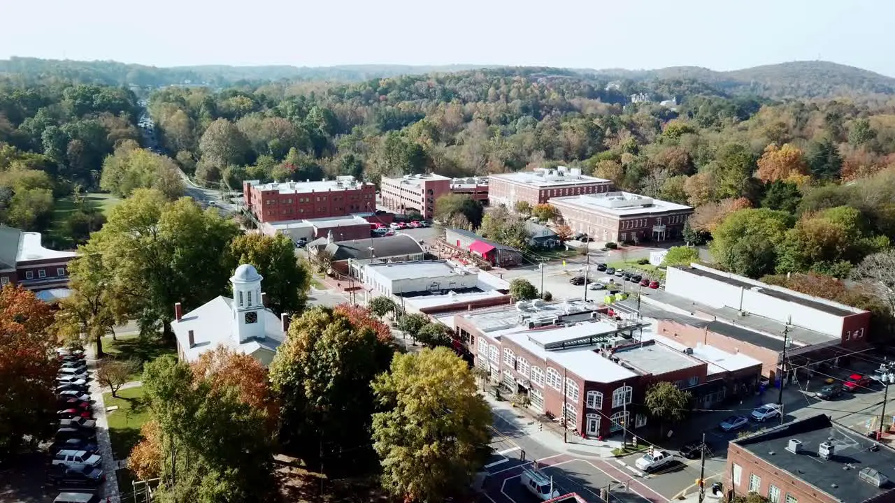 Aerial Flyover Hillsborough NC Hillsborough North Carolina in 4k