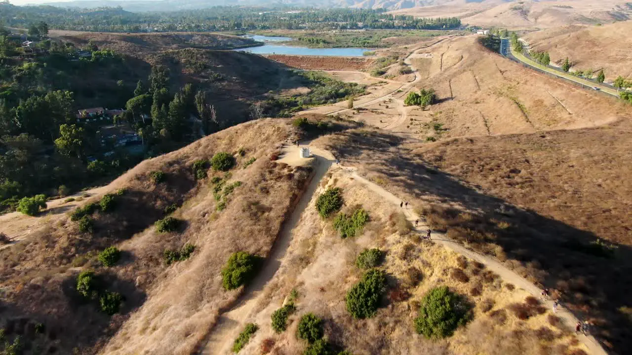 Drone shot of Peter's Canyon