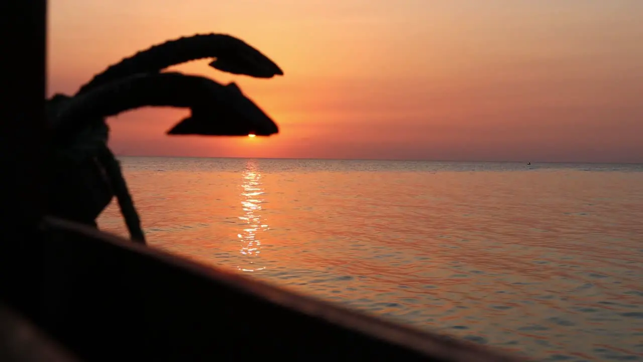 Sunrise over Indic ocean Zanzibar Tanzania