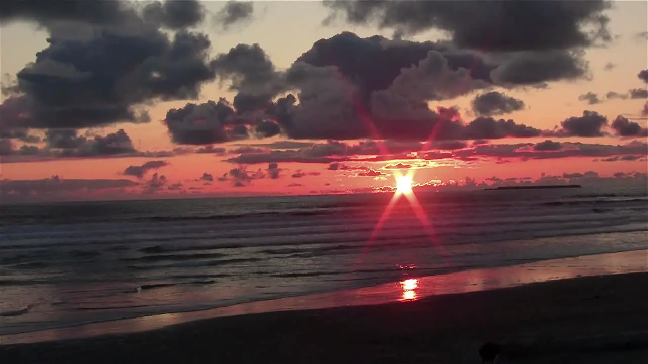 A beautiful sunset over the Pacific on the Olympic Peninsula