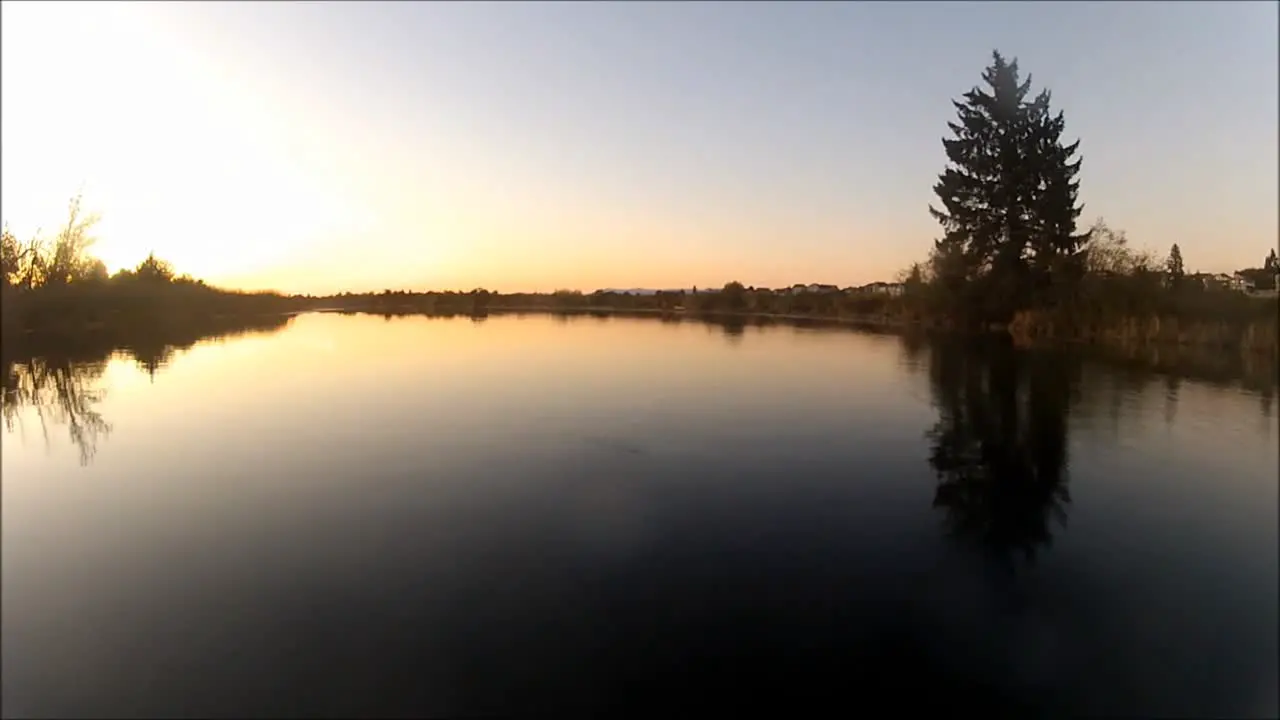 Jet Ski River Sunset