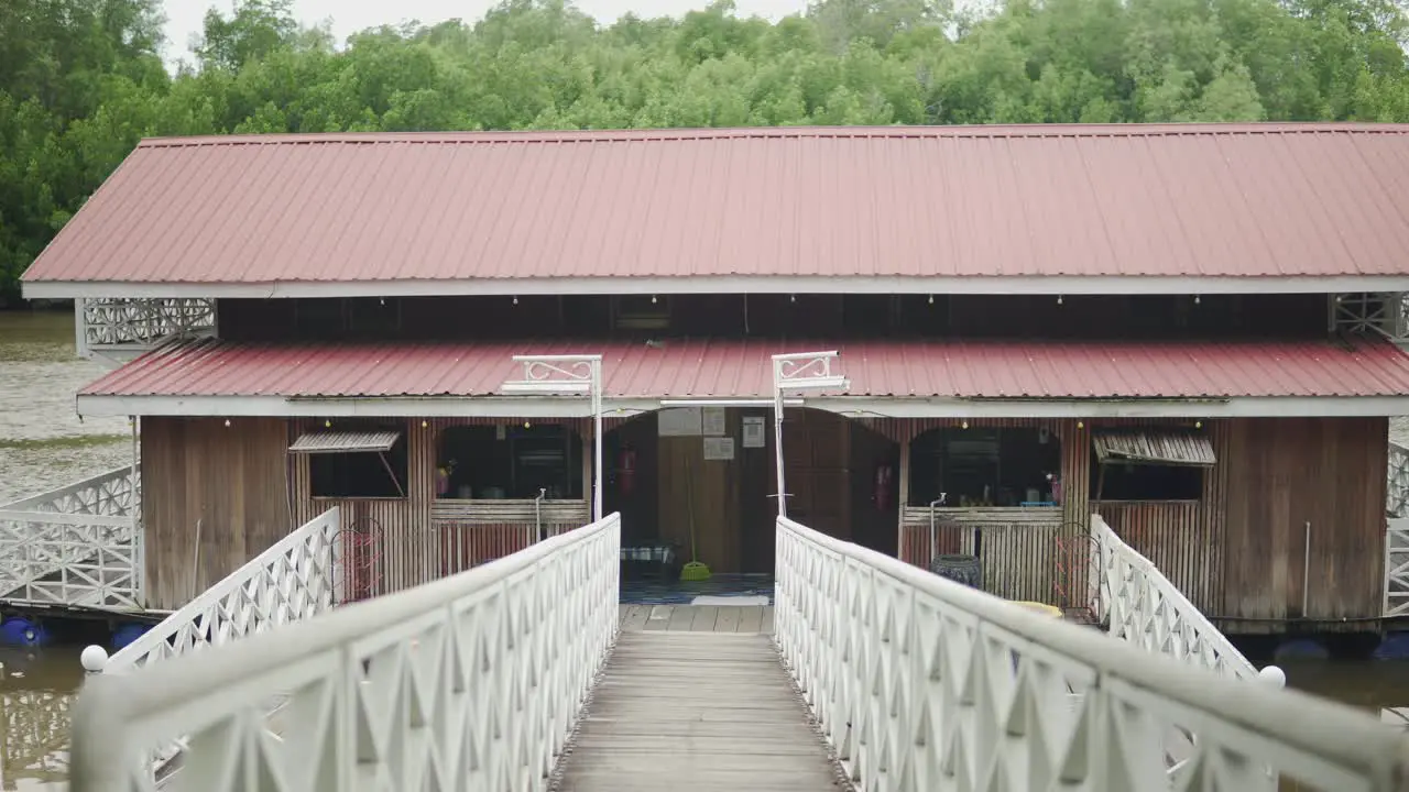 Moving towards the river house in Malaysia