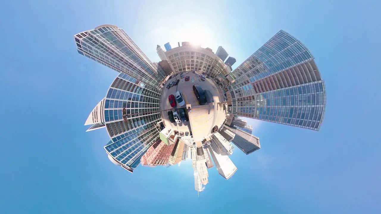 360 video of Downtown Chicago