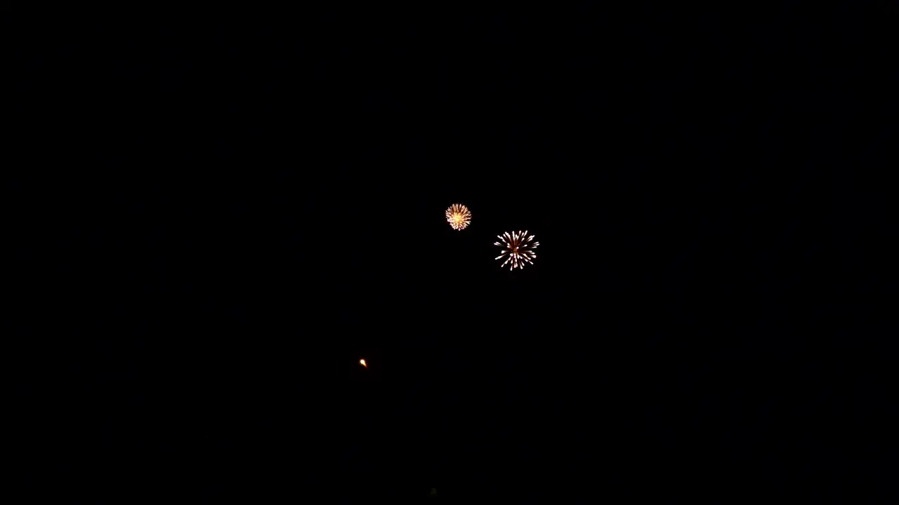 Fourth of July fireworks in slow motion Boulder Colorado