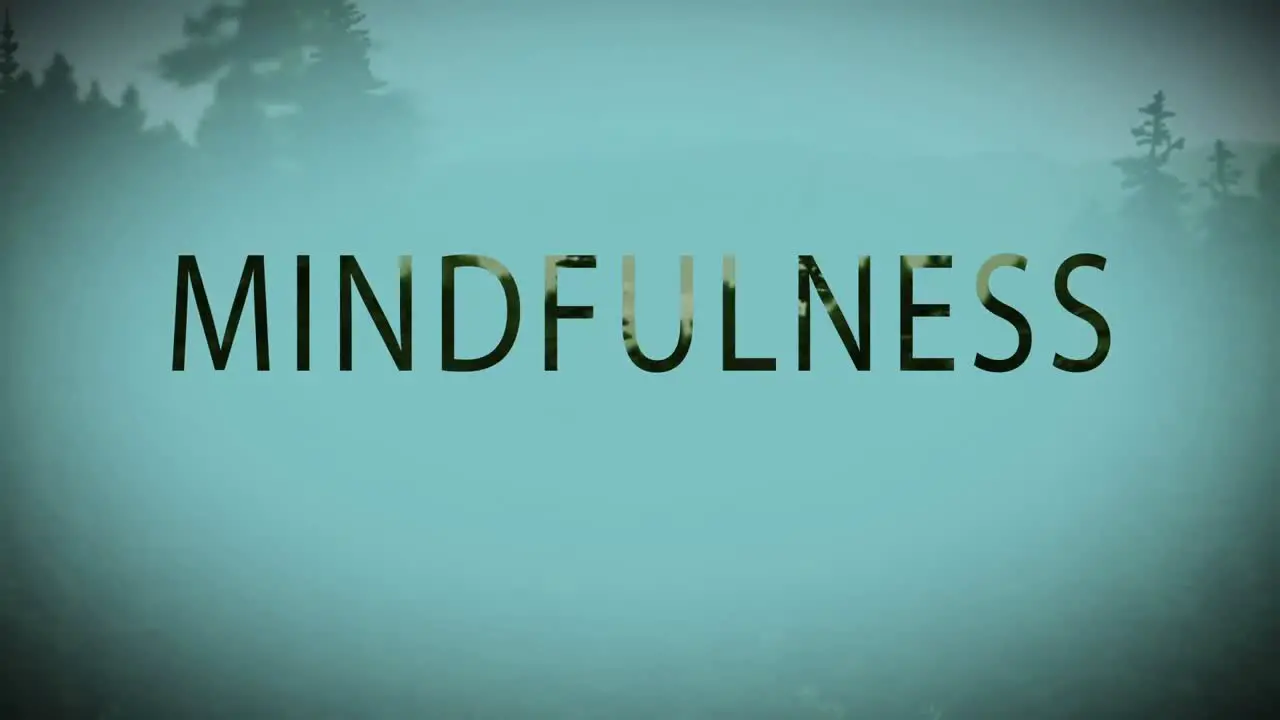 Digital composite video of mindfulness 