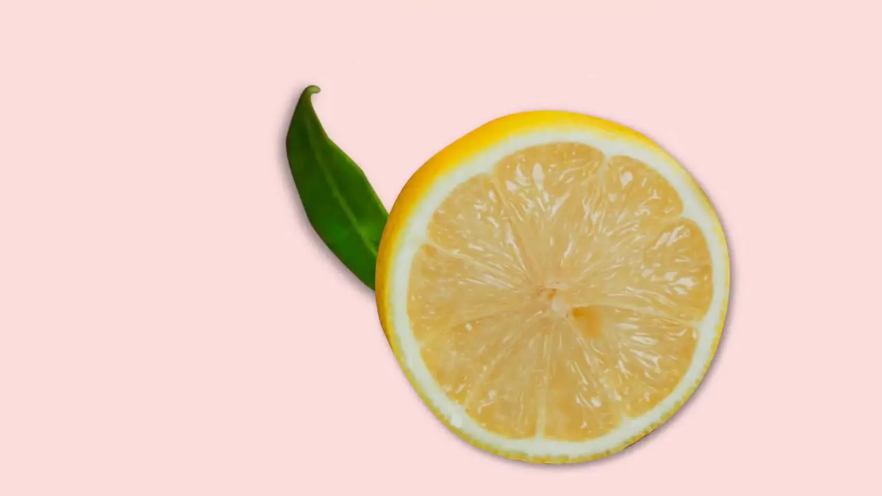 Digitally generated video of lemon 