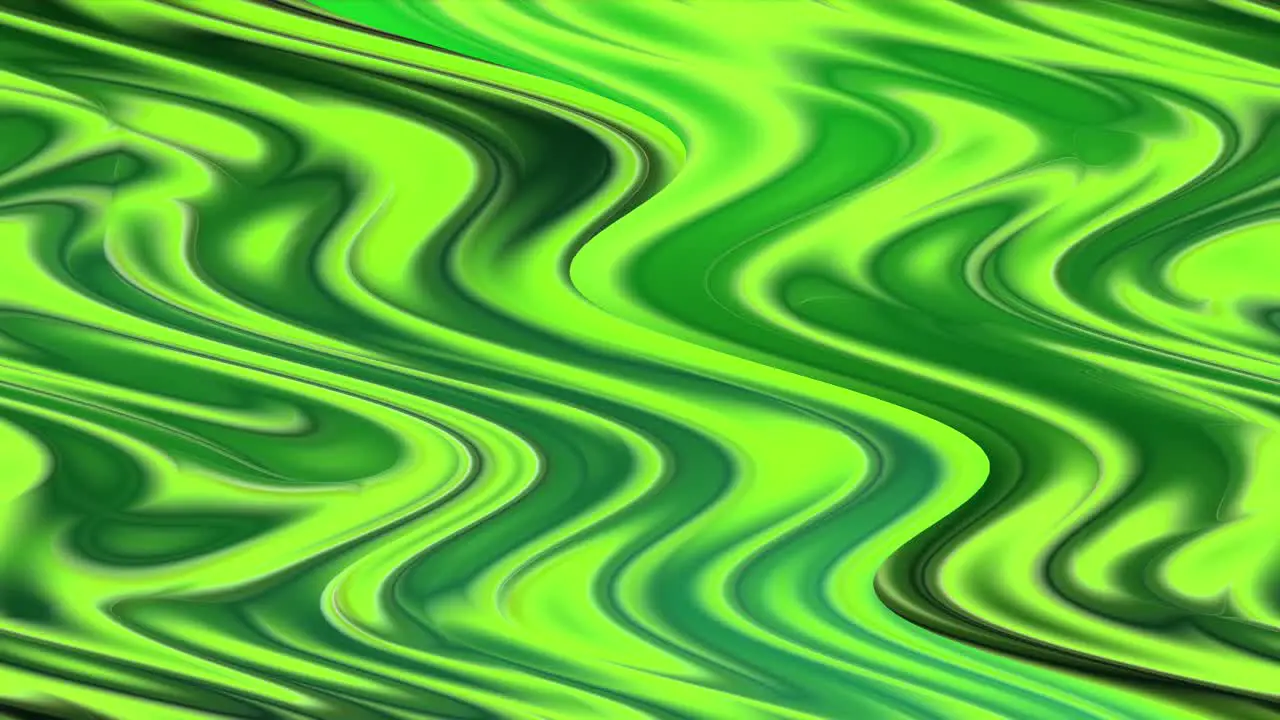 Abstract green organic morphing liquid ripple animation loop