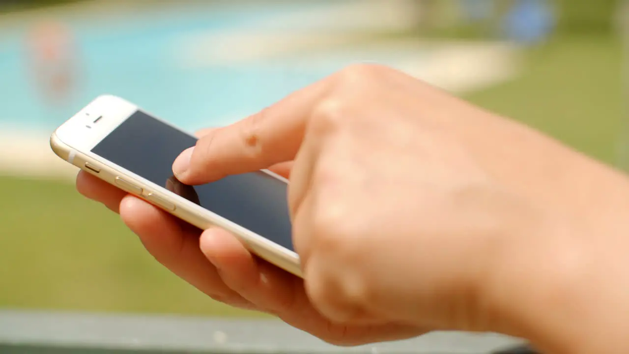 Close Up on Woman Hands While Using Mobile Phone