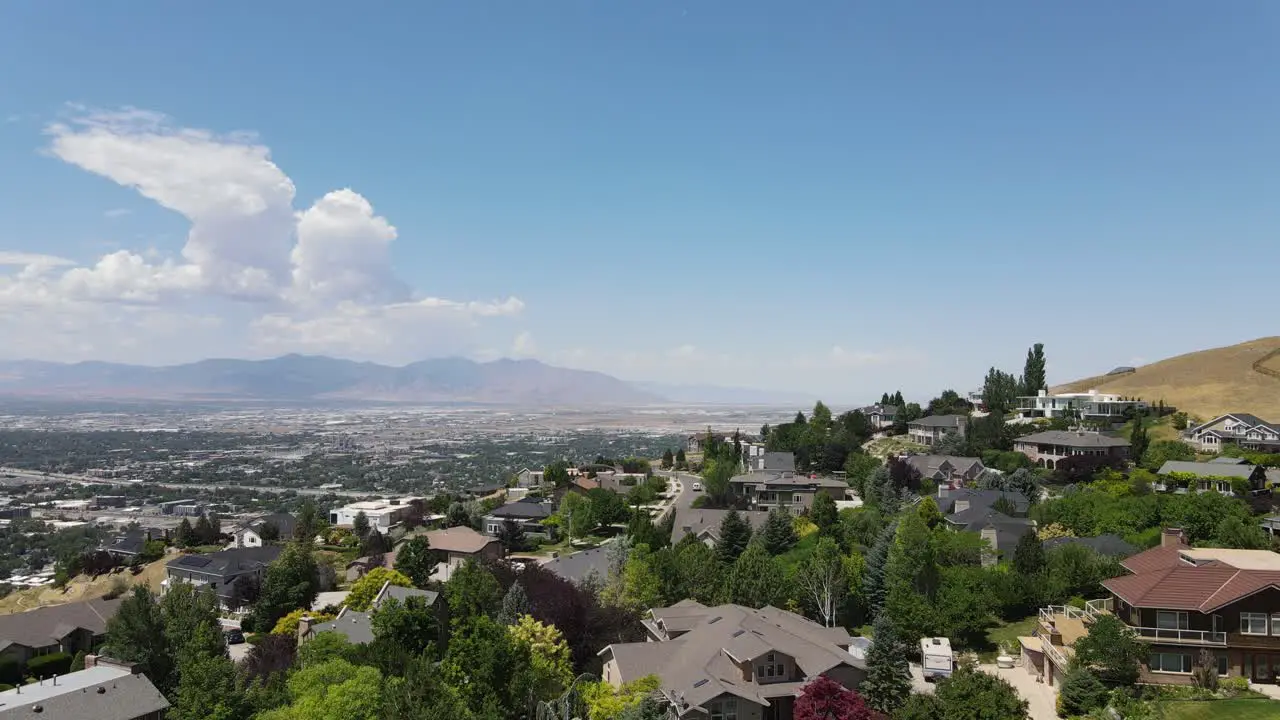 salt lake city utah aerial