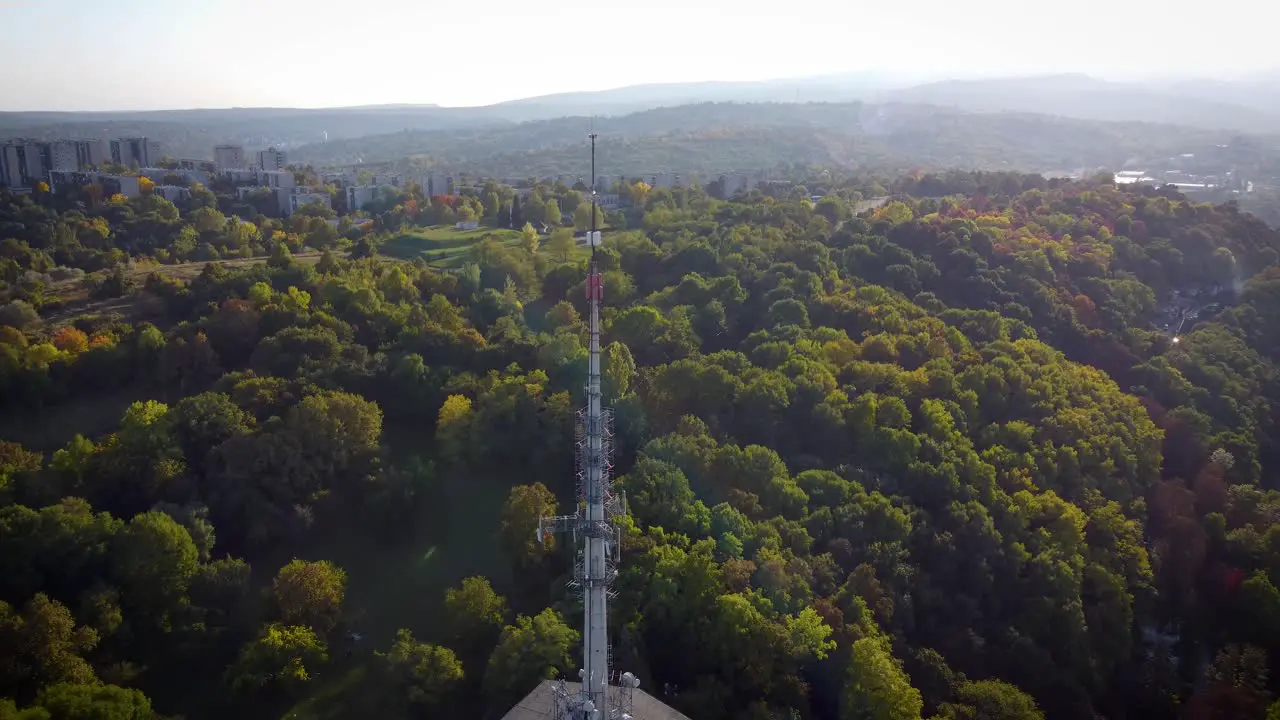 Old TV Station in top of a mountain in Miskolc Town