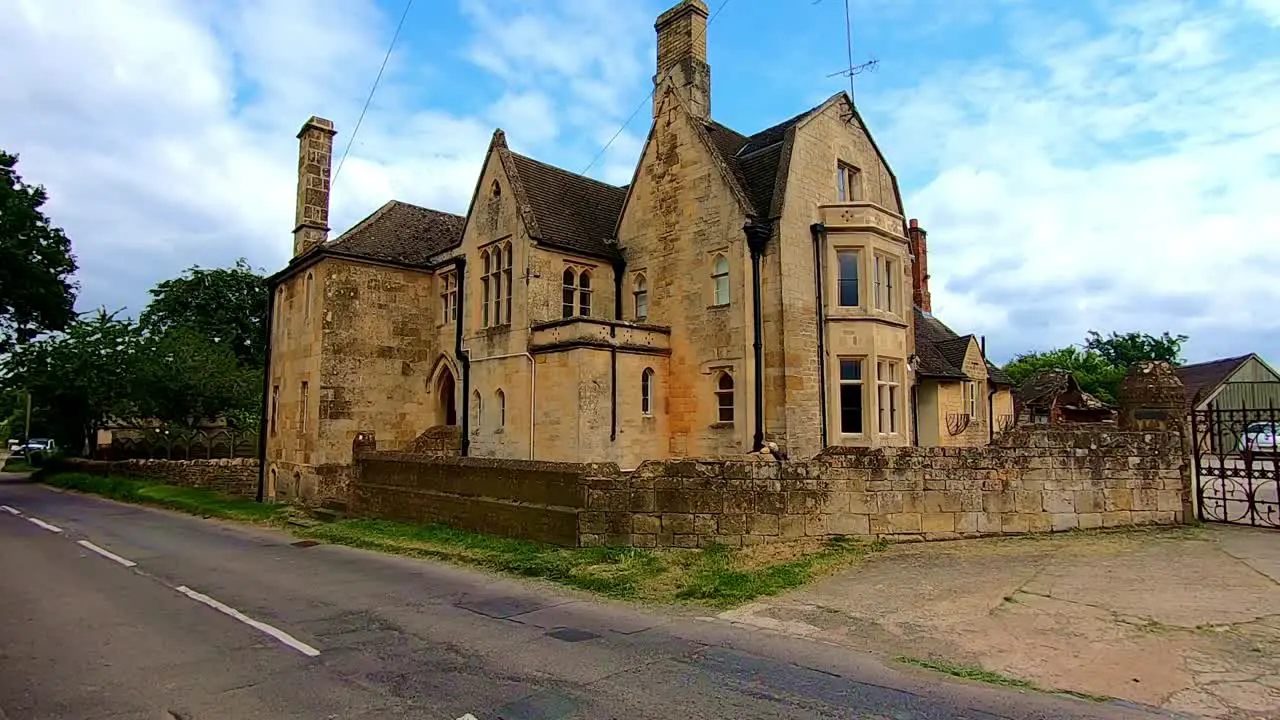 Large house in the Cotswolds near Winchcombe made of cotswold stone