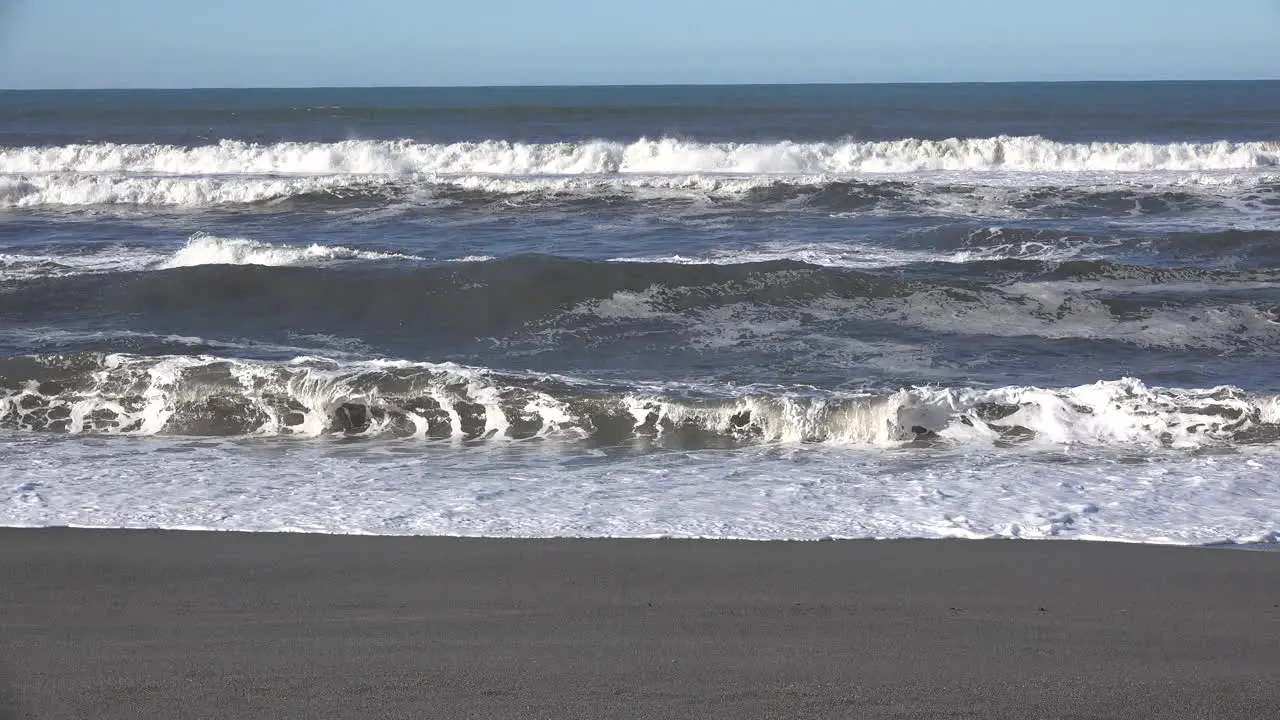 California Waves On Beach In Sunshine Sound