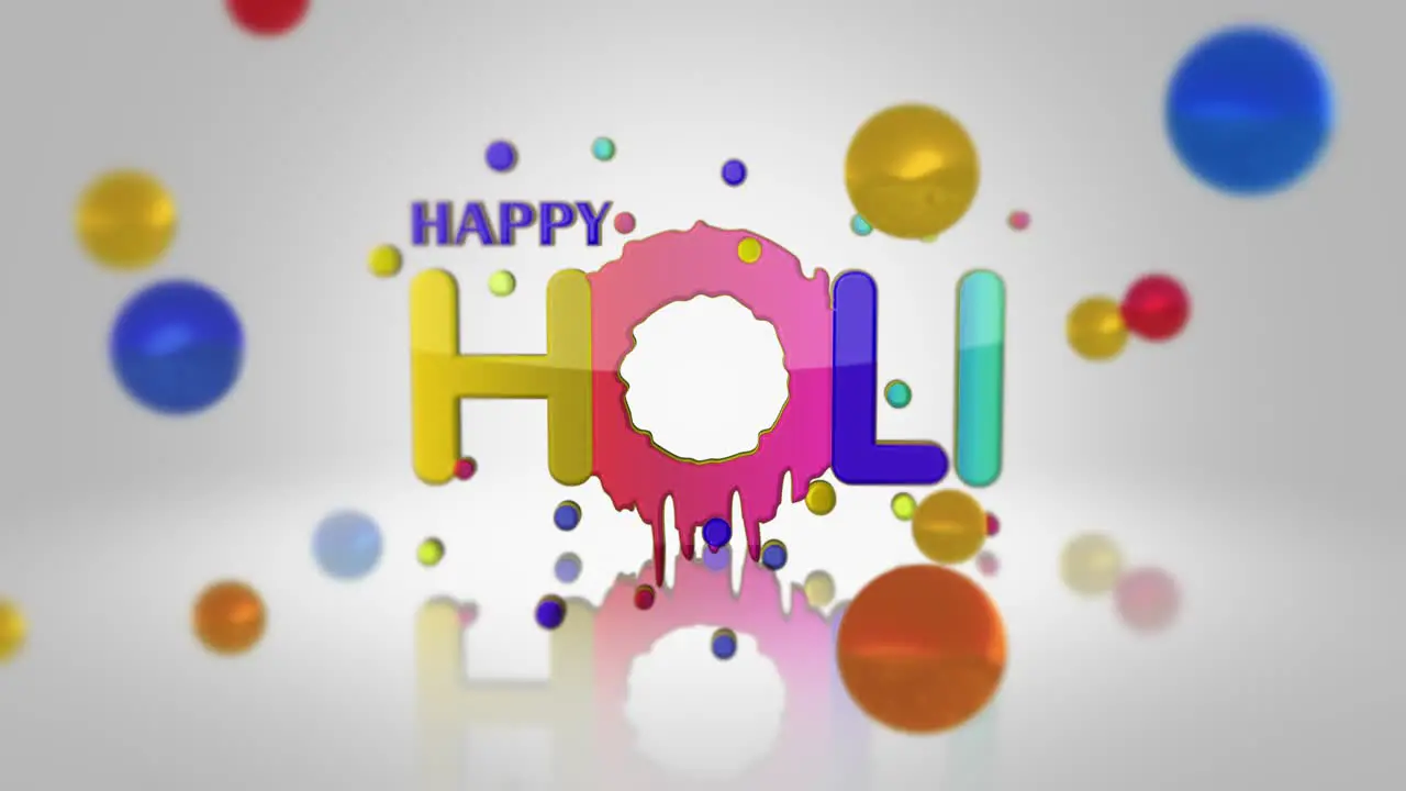 happy holi white background animated e card greetings