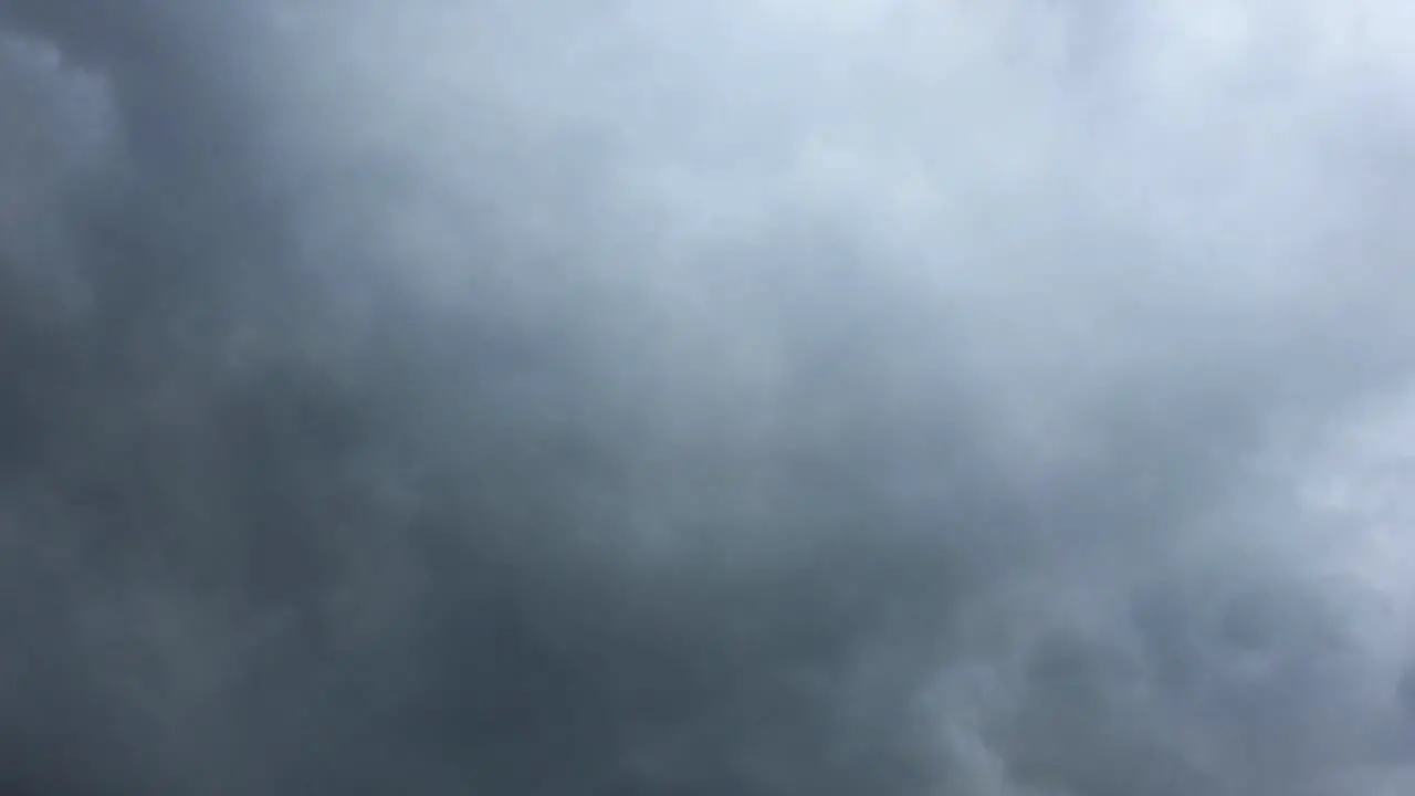 dark clouds and lightning before the rain