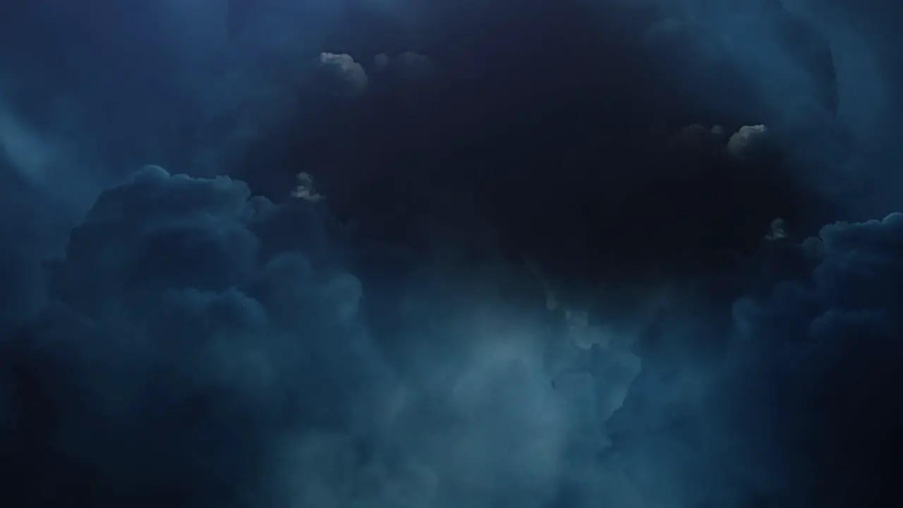 dark and moving cumulonimbus clouds in the sky before rain thunderstorm