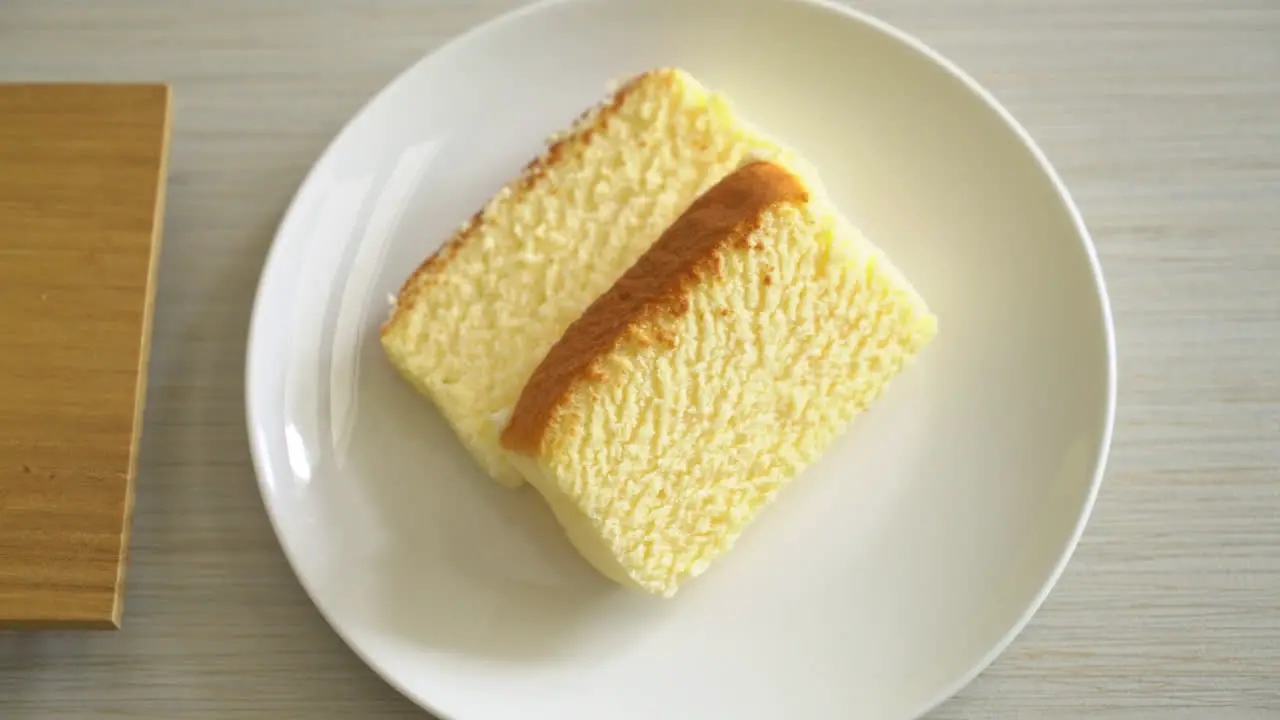 light cheese cake in Japanese style